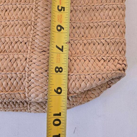 Draper James Womens Casual Straw Tote Bag - Picture 8 of 13